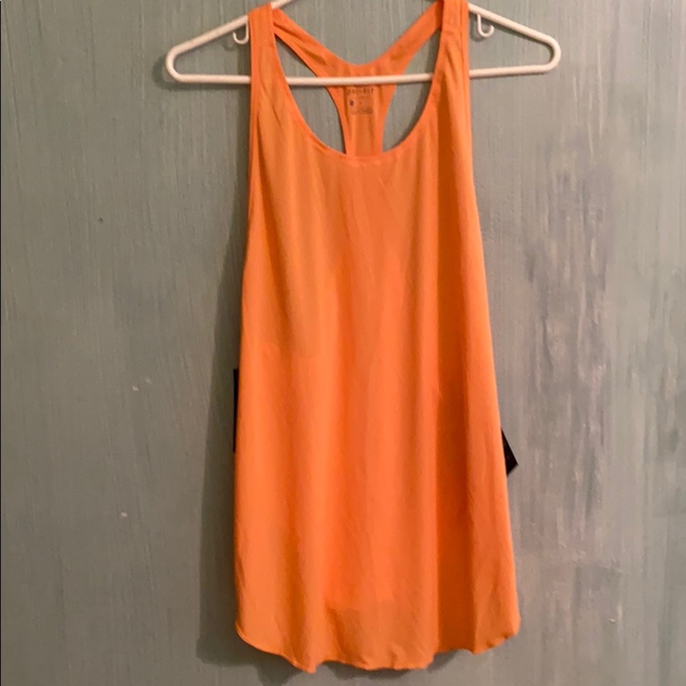 NWT Nike  Dri- Fit Orange Racerback Tank